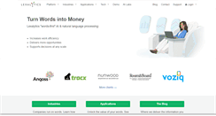 Desktop Screenshot of lexalytics.com